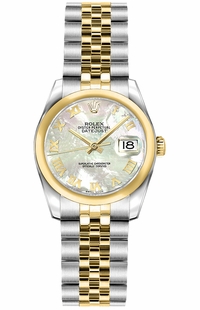 Rolex Lady-Datejust 26 Mother of Pearl Dial Jubilee Women's Watch 179163