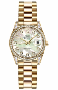 Rolex Lady-Datejust 26 Mother of Pearl Diamond Women's Watch 179158