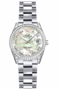Rolex Lady-Datejust 26 Mother of Pearl Roman Women's Watch 179159