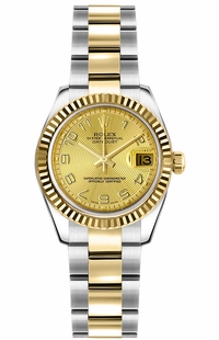Rolex Lady-Datejust 26 Oyster Bracelet Luxury Watch 179173
