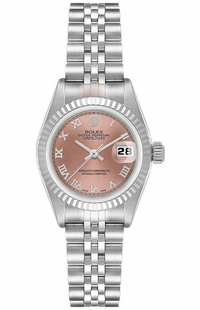 Rolex Lady-Datejust 26 Pink Dial Jubilee Bracelet Women's Watch 69174