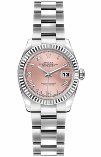 Rolex Lady-Datejust 26 Pink Dial Watch 179174