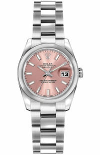 Rolex Lady-Datejust 26 Pink Dial Women's Watch 179160