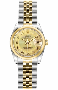 Rolex Lady-Datejust 26 Roman Numeral Women's Watch 179163