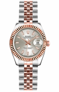 Rolex Lady-Datejust 26 SIlver Dial Jubilee Bracelet Women's Watch 179171