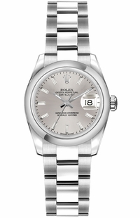 Rolex Lady-Datejust 26 Silver Dial Women's Watch 179160-0023