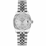 Rolex Lady-Datejust 26 Silver Women's Watch 179174