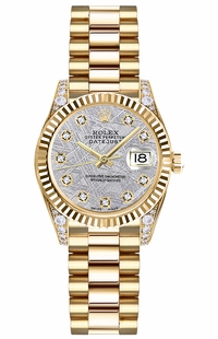 Rolex Lady-Datejust 26 Solid 18K Gold Women's Watch 179238
