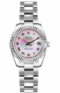 Rolex Lady-Datejust 26 Stainless Steel & Gold Watch 179174