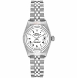 Rolex Lady-Datejust 26 White Roman Numeral Dial Women's Watch 69174