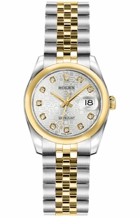 Rolex Lady-Datejust 26 Women's Yellow Gold & Steel Women's Watch 179163