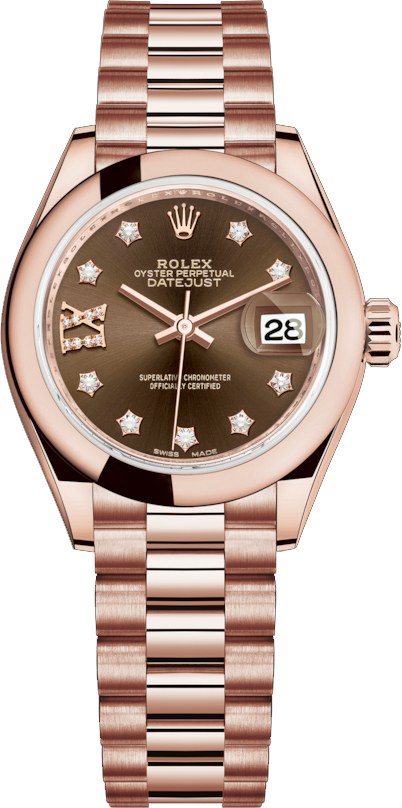 jane smith タンク Rolex Lady-Datejust 28MM Rose Gold Watch 279165