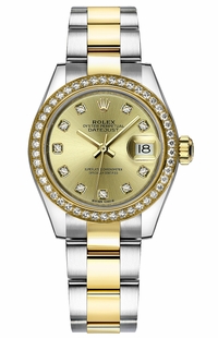 Rolex Lady-Datejust 28 Diamond Dial Watch 279383RBR-0012