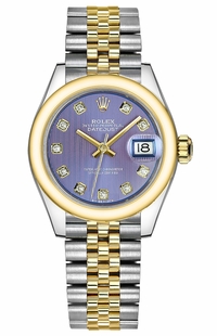 Rolex Lady-Datejust 28 Diamond Gold & Steel Watch 279163