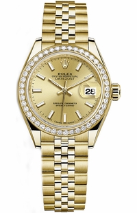 Rolex Lady-Datejust 28 Diamond Gold Women's Watch 279138RBR-0013