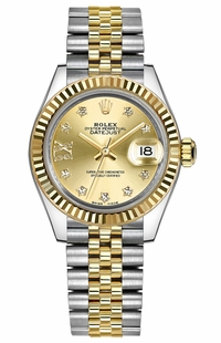 Rolex Lady-Datejust 28 Diamonds Luxury Women's Watch 279173-0021