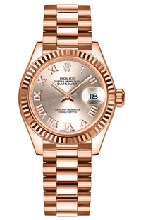 Rolex Lady-Datejust 28 Fluted Bezel Women's Watch 279175-0011