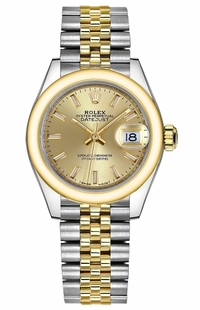 Rolex Lady-Datejust 28 Gold & Steel Watch 279163