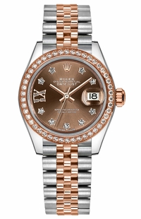Rolex Lady-Datejust 28 Jubilee Bracelet Gold & Steel Watch 279381RBR-0003