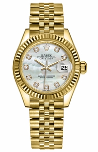 Rolex Lady-Datejust 28 Mother of Pearl Diamond Watch 279178-0026