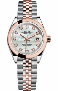 Rolex Lady-Datejust 28 Mother of Pearl Diamond Women's Watch 279161-0013
