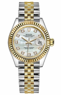 Rolex Lady-Datejust 28 Mother of Pearl Diamond Women's Watch 279173-0013