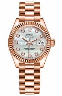 Rolex Lady-Datejust 28 Mother of Pearl Women's Watch 279175-0017