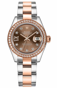 Rolex Lady-Datejust 28 Oyster Bracelet Gold & Steel Watch 279381RBR-0004