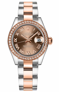 Rolex Lady-Datejust 28 Oyster Bracelet Steel & Rose Gold Watch 279381RBR-0010