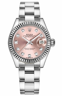 Rolex Lady-Datejust 28 Pink Diamond Women's Watch 279174-0004