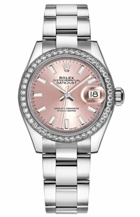 Rolex Lady-Datejust 28 Pink Index Dial Women's Watch 279384RBR-0002