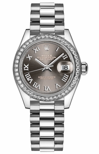 Rolex Lady-Datejust 28 Platinum Women's Watch 279136RBR-0010