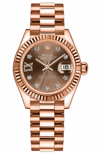 Rolex Lady-Datejust 28 President Bracelet Women's Watch 279175-0002