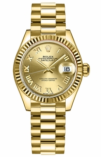 Rolex Lady-Datejust 28 President Bracelet Women's Watch 279178-0022