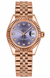 Rolex Lady-Datejust 28 Rose Gold Jubilee Bracelet Women's Watch 279175-0020