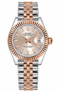 Rolex Lady-Datejust 28 Rose Gold & Stainless Steel Watch 279171
