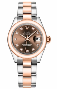 Rolex Lady-Datejust 28 Rose Gold & Steel Women's Watch 279161-0012