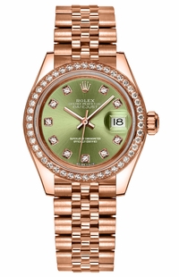 Rolex Lady-Datejust 28 Rose Gold Watch 279135RBR