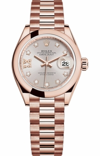 Rolex Lady-Datejust 28 Rose Gold Watch 279165-0005