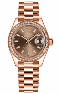Rolex Lady-Datejust 28 Rose Gold Women's Watch 279135RBR-0005