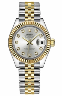 Rolex Lady-Datejust 28 Silver Dial Jubilee Bracelet Women's Watch 279173-0007