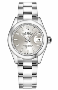 Rolex Lady-Datejust 28 Silver Dial Watch 279160-0006