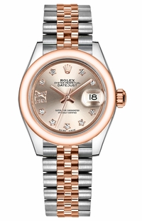 Rolex Lady-Datejust 28 Stainless Steel & Gold Women's Watch 279161-0027