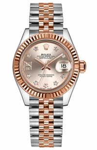 Rolex Lady-Datejust 28 Stainless Steel & Rose Gold Women's Watch 279171-0019