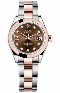 Rolex Lady-Datejust 28 Steel & Gold Women's Watch 279161-0004
