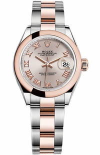 Rolex Lady-Datejust 28 Steel & Gold Women's Watch 279161-0026