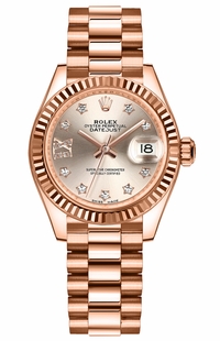 Rolex Lady-Datejust 28 Sundust Diamond Dial Women's Watch 279175-0005