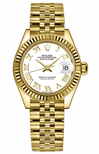 Rolex Lady-Datejust 28 White Dial Watch 279178-0030