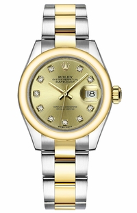 Rolex Lady-Datejust 28 Women's Gold & Steel Watch 279163