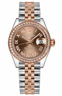 Rolex Lady-Datejust 28 Women's Gold & Steel Watch 279381RBR-0009